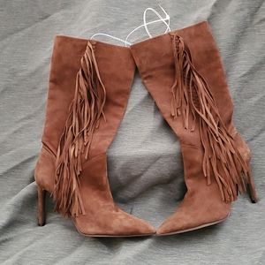 Sam Edelman Fayette Fringe Boot New